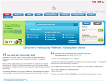 Tablet Screenshot of halongtours.com